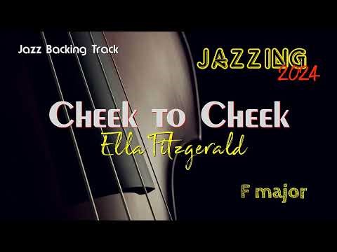 Original Backing Track CHEEK TO CHEEK ( F ) Jazz Standard Swing Play Along Female Singer Trumpet Sax
