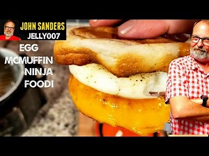 EGG McMUFFIN in NINJA FOODI & POACHED EGG Perfect on English Muffin