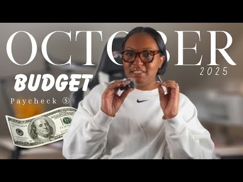 $200K+ in Debt | Final October 🍂 Paycheck | budget breakdown + negative checking account