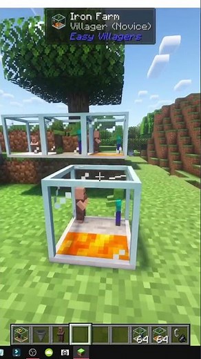 COMMENT UTILISER LA FERRE DE FER FACILE DES VILLAGEOIS DANS MINECRAFT