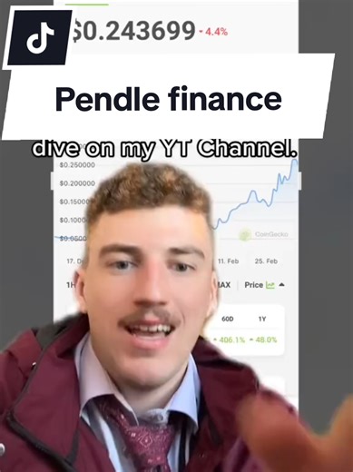 Pendle finance gives me butterflies #defi #pendlefinance #cryptocurrency #decentralizedfinance