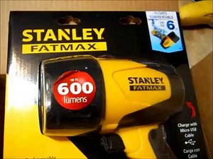 Stanley Fatmax Unboxing, Charging, Use, Commentary, Review FLSW10