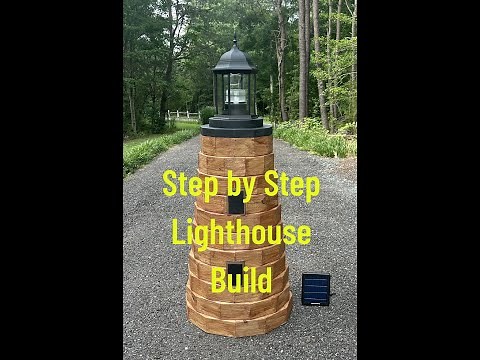 How I Built a Lighthouse out of 2 x 4’s. Authentic Lighthouse Shape.