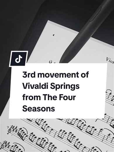 3rd Movement of Vivaldi's Spring from The Four Seasons