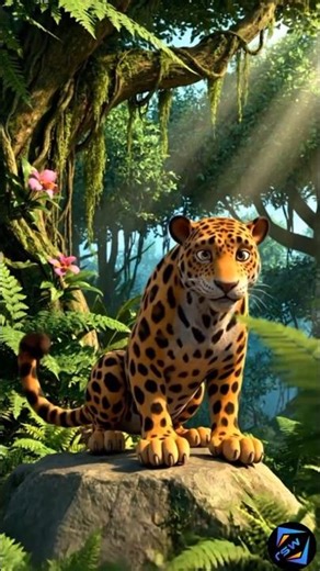 Jaguar for Kids | Fast Wild Cat Learning Video #animals #shorts