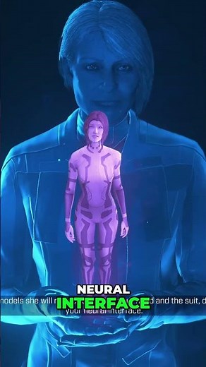 Meet Cortana: Your AI Upgrade For Soldier Superpowers! #shorts #gaming #viral #scifi #halo #drama