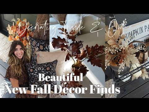 NEW FALL Decor & Decorating Ideas / Relaxing Fall Decorate With Me + Fall Porch Refresh