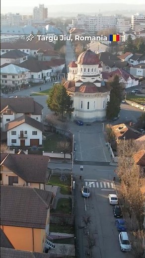 🇷🇴 Targu Jiu, Romania – 4K Drone Tour