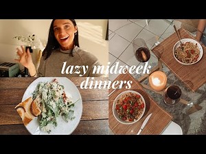 A WEEK OF DINNERS | 5 easy weeknight dinner recipes