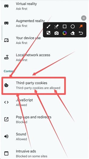 Set This Settings for Cookies in Google chrome