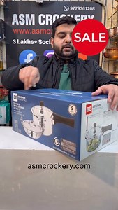 Bergner cookware pressure cooker and kadhai combo Available at 50 percent discount Link in bio #bergner #sale #cookware #asmcrockery #zirakpur | ASM Crockery