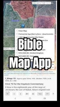 Bible Map App Demo Tutorial #bible #biblemaps #biblehistory