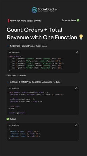 Javascript reduce() Function with example 🔥 | reduce() Function Turorial