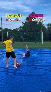 1v1 Slip And Slide Football Challenge ⚽️🤣 #football #soccer #fyp | Benchwarmersdm