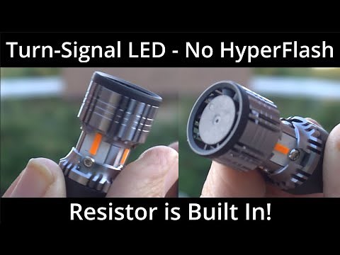Auxito Turn-Signal LED - NO Resistors Required to Prevent Hyper Flash