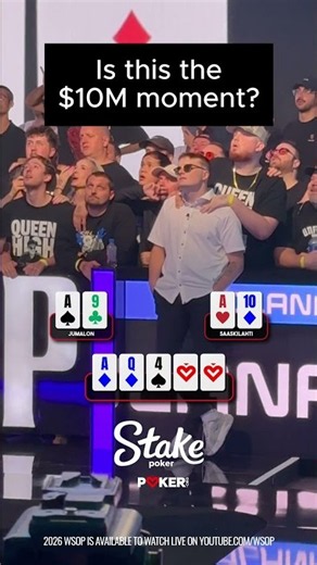ALL IN for $10,000,000 in the WSOP Main Event 😳