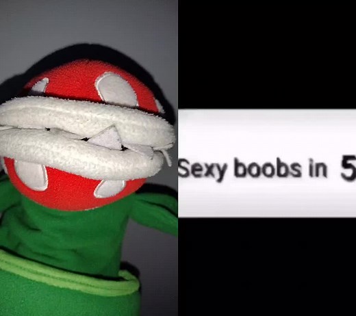 Piranha Plant Puppet on TikTok