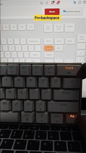 How to find Delete button in 60% layouts keyboard, deleting shortcut of 60% mechanical keyboard