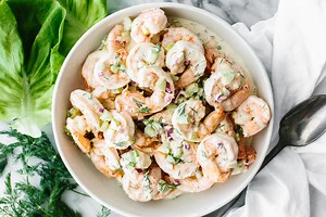53K views · 2.6K reactions | Shrimp salad is a must-make holiday recipe! Watch the video: https://downshiftology.com/recipes/shrimp-salad/ | Downshiftology | Facebook