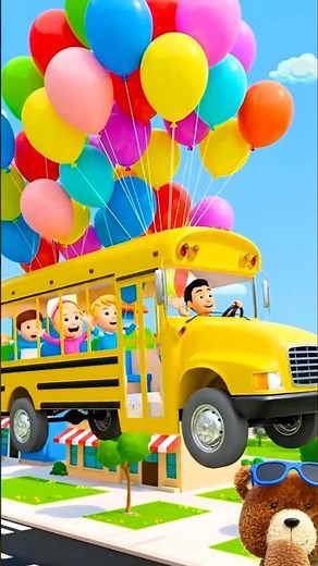 Wheels on the Bus & Colorful Balloons! 🎈 Fun Nursery Rhymes | Koka TV