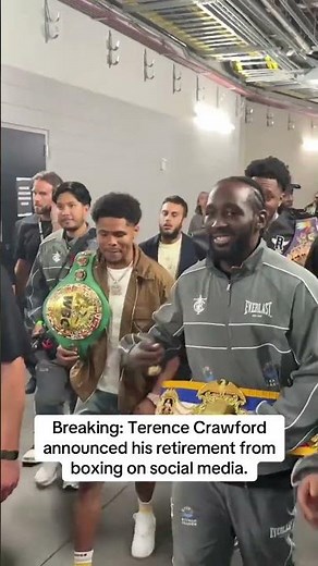Terence 'Bud' Crawford will retire from boxing at age 38 🥊