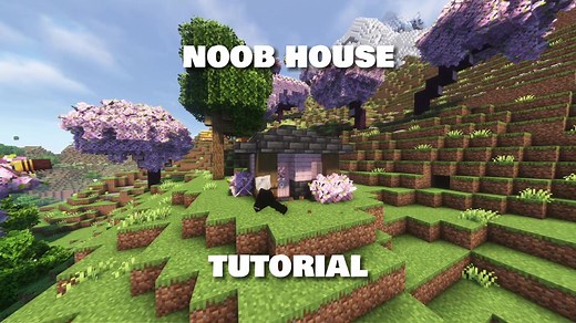 Building a Minecraft Noob House with a Soup Pot | Minecraft Tutorial