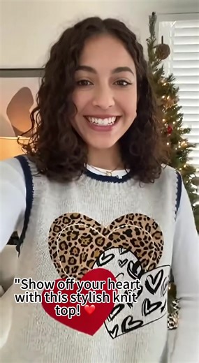 "Perfect for those cozy fall days! 🍂 #FallFashion #KnitTop"