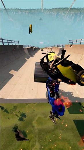 70 TON Steel Coil vs Vehicle Absolute Chaos! 💥- BeamNG Drive