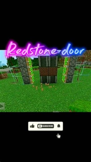 Redstone door #minecraft 🤯