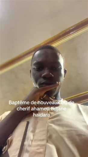 Baptême du nouveau bébé de Cherif Ahmed Tidjane Haïdara