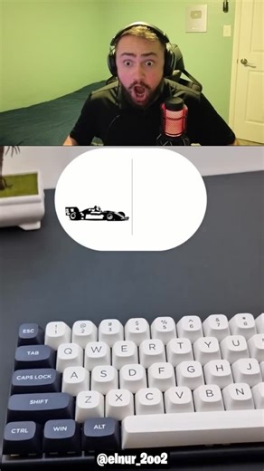 Nolan Haghian on Instagram: "Racing Car Keyboard Lifehack"