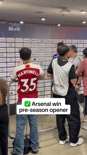 Arsenal kicked off pre-season with a 1-0 win over AC Milan in Singapore ✅ 🇸🇬 | Daily Mail Sport