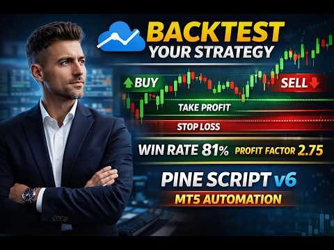Build & Backtest a Forex Strategy in Pine Script v6 | TradingView Algo Trading Guide