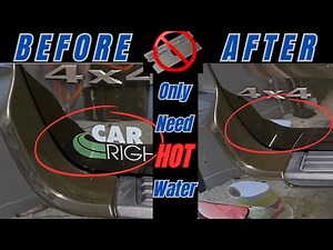 How To Remove Bumper Sticker --IN UNDER 2 MINUTES