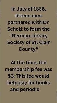 Founding the Belleville Public Library