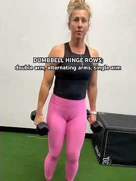 Dumbbell Hinge Rows