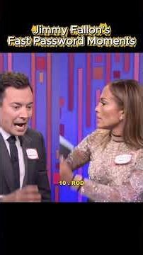 Jimmy Fallon’s Password Game Turns Everyone’s Brain OFF 😂😭