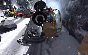 Huge Rock Slide Car Pileups #1 – BeamNG Drive Crashes _ CrashBoomPunk