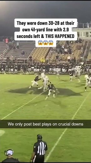 One of the craziest football plays you will EVER see !!! Do yall think it counted ⁉️
