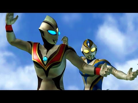 Evil Ultraman Tiga and Evil Ultraman Dyna - TAG Team HD Remaster - ウルトラマン FE3