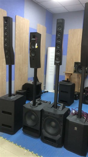 Ausman & IBR Column PA Speaker Comparison and Test