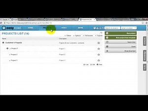 Easy Redmine - How to work with project templates