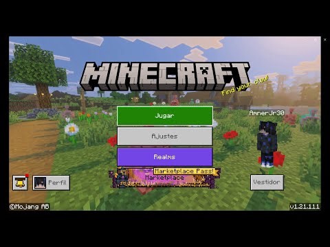Jugando Minecraft en PC