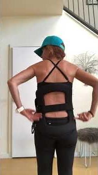 Day 24 post op bone stimulator unit spine fusion surgery L5/S1