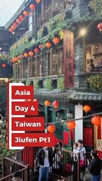 Taiwan 🇹🇼 Exploring the Chaotic Streets of Jiufen | Food, Tea & Lanterns