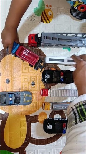 Bus parkir | police cas container truck oil tank Truck towing truck #shortsfeed #truck #automobile