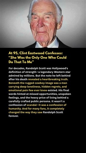 Randolph Scott Confessed It All in the Note He Left Behind, That Changes Everything#shorts