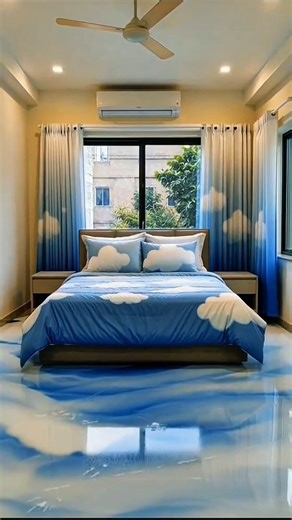 Empty Room to Luxury Dream Bedroom Transformation | Amazing Epoxy Floor Design Makeover