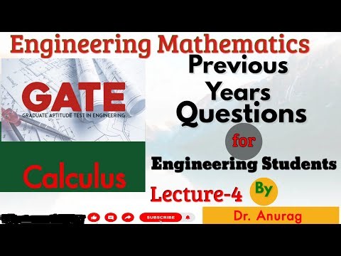 Lecture-4, Previous Years Questions of Calculus for GATE Exam-2026