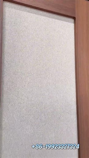 Black Walnut Double Door with Semi-Transparent Finish | Linen Texture Panel Interior Door